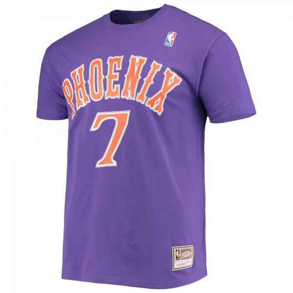 Футболка Kevin Johnson Phoenix Suns Mitchell & Ness Hardwood Classics Stitch - Purple
