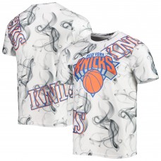 Футболка New York Knicks Asymmetric Bold Smoke - White/Black