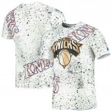 Футболка New York Knicks Gold Foil Splatter Print - White