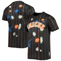 Футболка New York Knicks Striped Splatter - Black