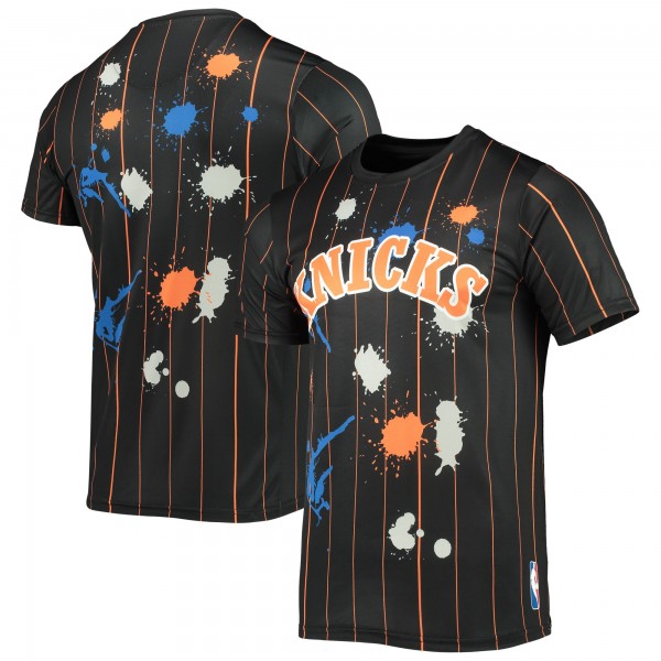 Футболка New York Knicks Striped Splatter - Black