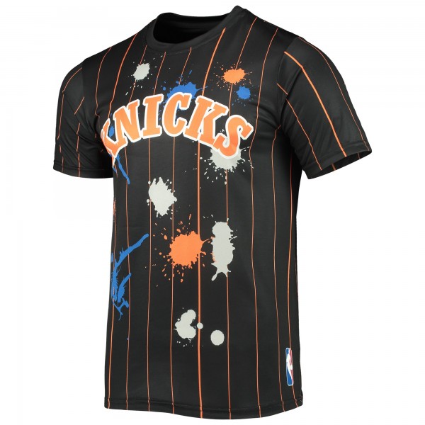 Футболка New York Knicks Striped Splatter - Black