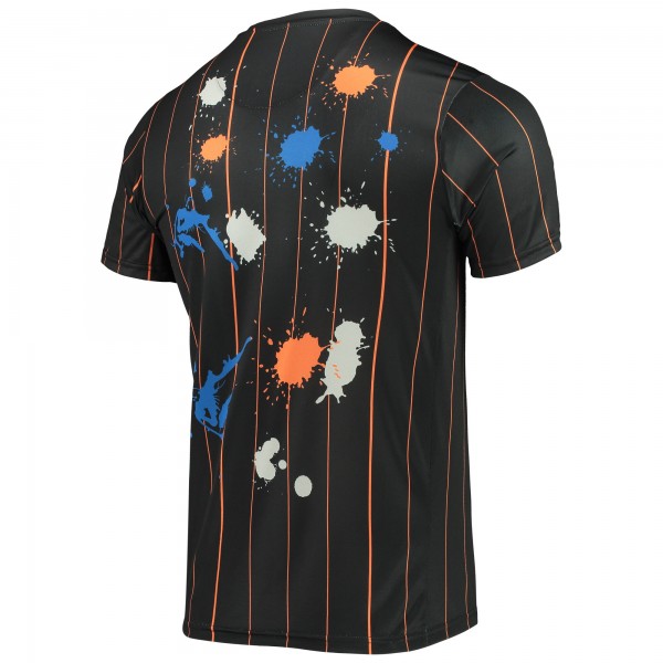 Футболка New York Knicks Striped Splatter - Black