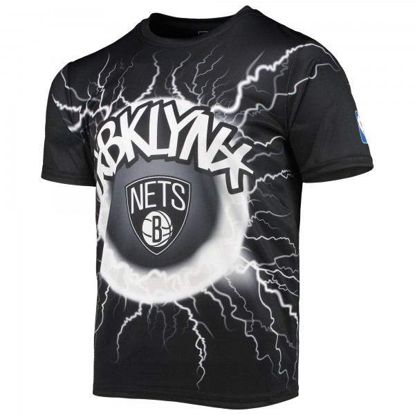 Футболка Brooklyn Nets FISLL Tornado Bolt - Black