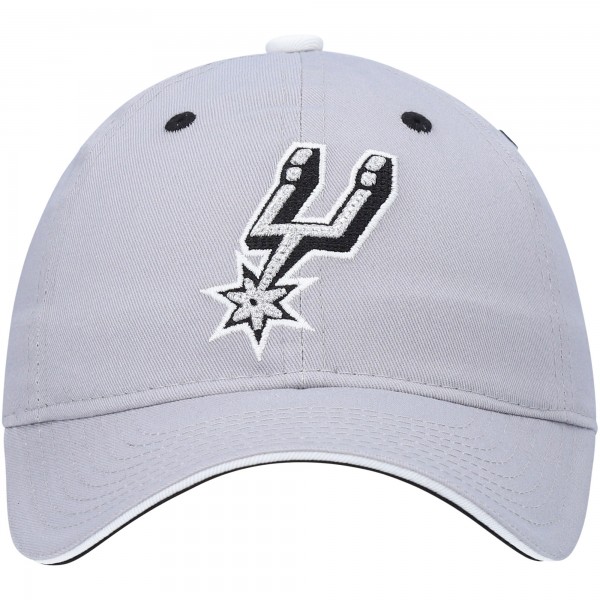Детская бейсболка San Antonio Spurs Fashion Logo Slouch- Gray - атрибутика NBA для детей