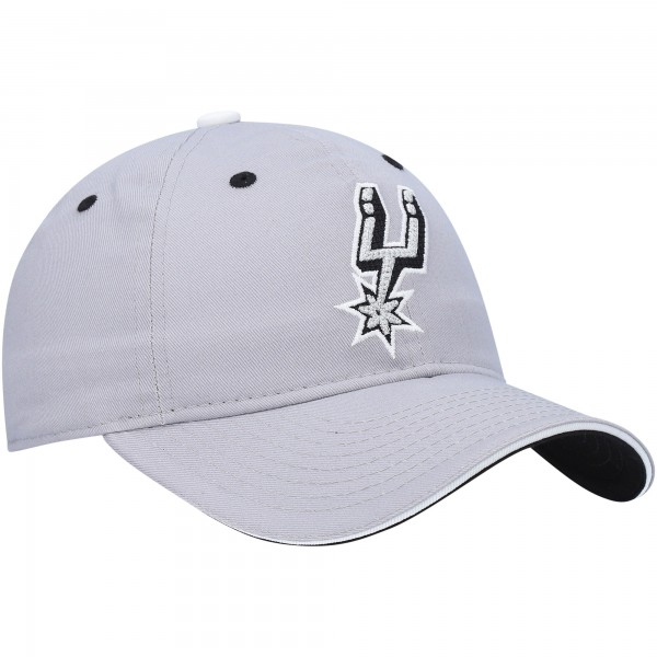 Детская бейсболка San Antonio Spurs Fashion Logo Slouch- Gray - атрибутика NBA для детей