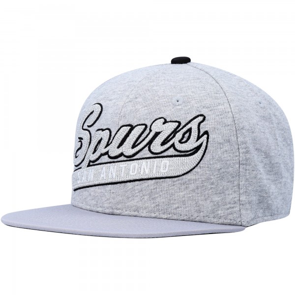 Детская бейсболка San Antonio Spurs Tailsweep - Heathered Gray/Silver - атрибутика NBA для детей