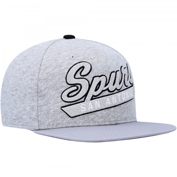 Детская бейсболка San Antonio Spurs Tailsweep - Heathered Gray/Silver - атрибутика NBA для детей