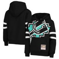Детская толстовка San Antonio Spurs Mitchell & Ness Hardwood Classics Big Face 2.0 - Black