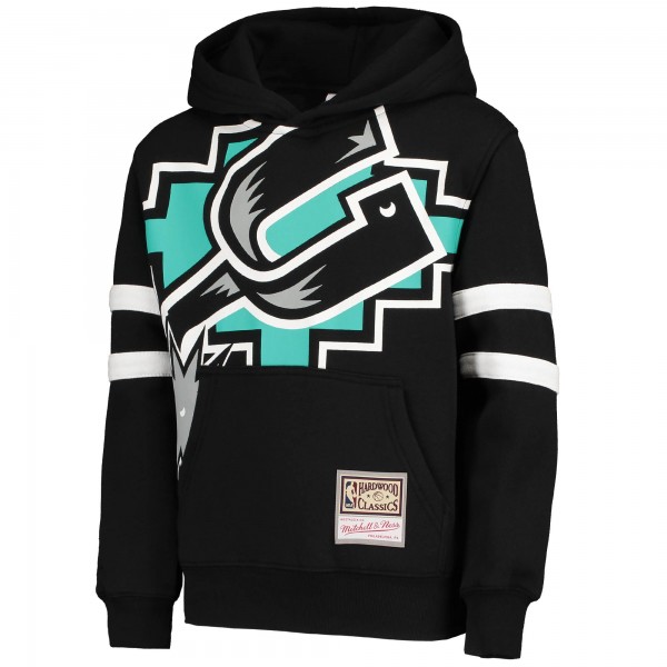 Детская толстовка San Antonio Spurs Mitchell & Ness Hardwood Classics Big Face 2.0 - Black