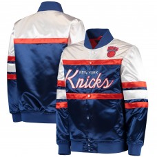 Куртка на кнопках New York Knicks Mitchell & Ness Youth Hardwood Classics Satin - Blue