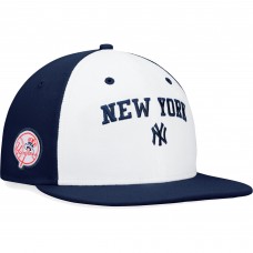 Бейсболка New York Yankees Iconic Color Blocked - White/Navy