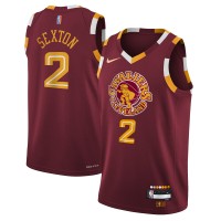 Детская игровая майка Collin Sexton Cleveland Cavaliers Nike 2021/22 Swingman - City Edition - Wine