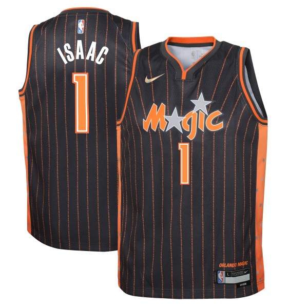 Игровая форма  Jonathan Isaac Orlando Magic Nike Youth 2021/22 Swingman - City Edition - Anthracite