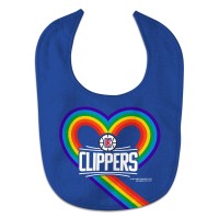 Слюнявчик LA Clippers WinCraft Newborn & Infant Rainbow Baby