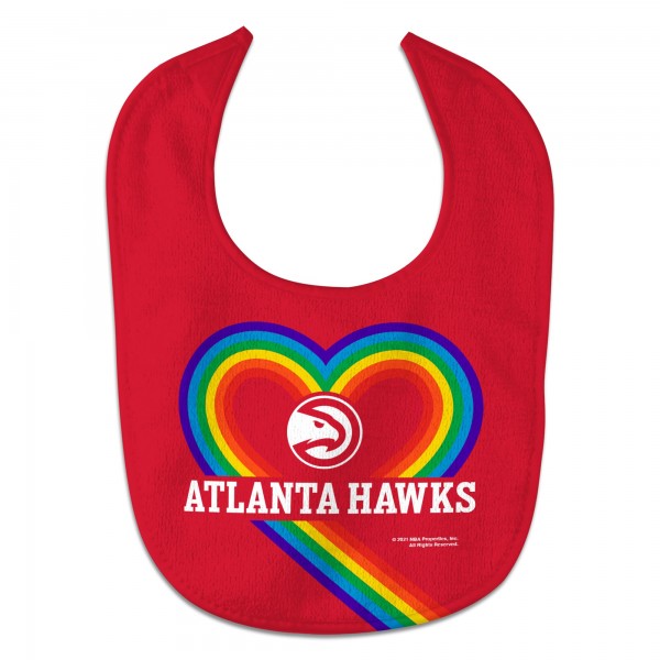 Слюнявчик Atlanta Hawks WinCraft Newborn & Infant Rainbow Baby