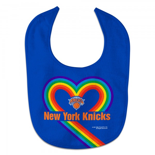 Слюнявчик New York Knicks WinCraft Newborn & Infant Rainbow Baby
