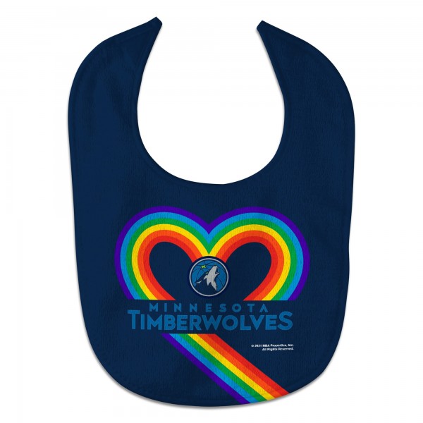 Слюнявчик Minnesota Timberwolves WinCraft Newborn & Infant Rainbow Baby