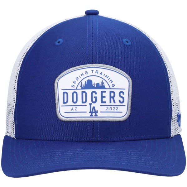 Бейсболка Los Angeles Dodgers 47 2022 Spring Training Panorama Trucker - Royal/White