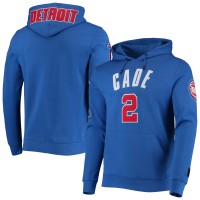 Толстовка с капюшоном Cade Cunningham Detroit Pistons Pro Standard - Blue