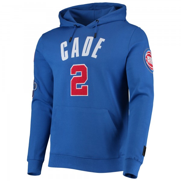 Толстовка с капюшоном Cade Cunningham Detroit Pistons Pro Standard - Blue - фирменная одежда NBA