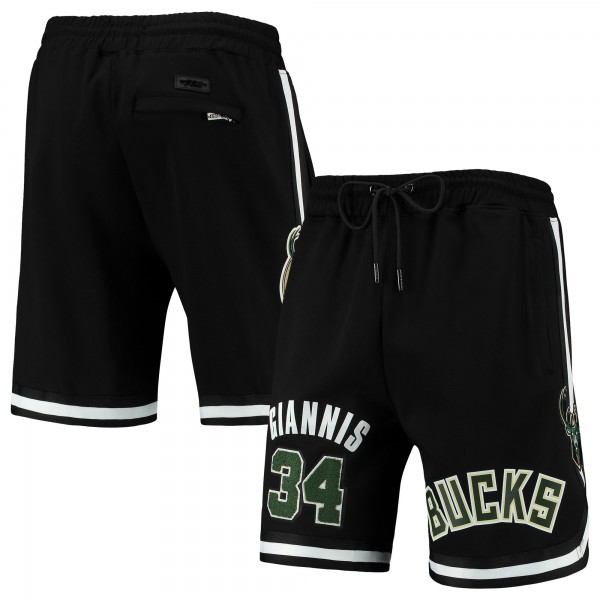 Шорты Giannis Antetokounmpo Milwaukee Bucks Pro Standard Replica - Black - спортивная одежда НБА