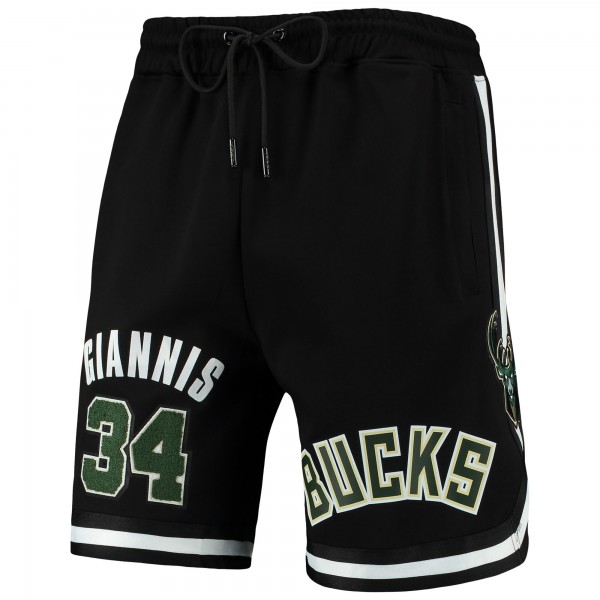 Шорты Giannis Antetokounmpo Milwaukee Bucks Pro Standard Replica - Black - спортивная одежда НБА