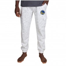 Golden State Warriors Concepts Sport Alley Fleece Cargo Pants - White/Charcoal