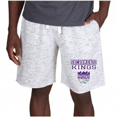 Шорты Sacramento Kings Concepts Sport Alley Fleece - White/Charcoal