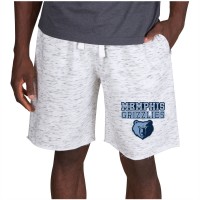 Шорты флисовые Memphis Grizzlies Concepts Sport Alley - White/Charcoal
