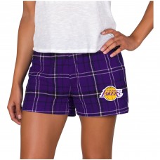 Шорты Los Angeles Lakers Concepts Sport Women's Ultimate Flannel - Purple