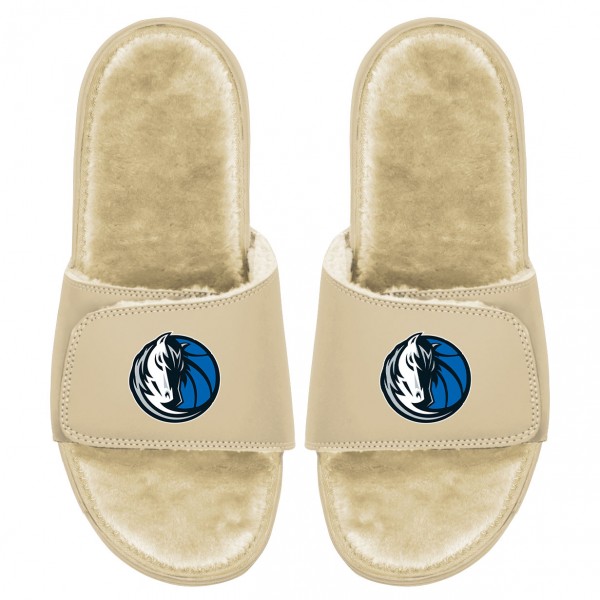 Шлепки Dallas Mavericks ISlide Dune Faux Fur - Tan