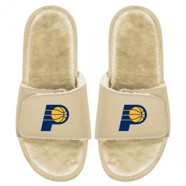 Шлепки Indiana Pacers ISlide Dune Faux Fur - Tan