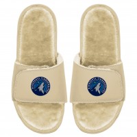 Шлепки Minnesota Timberwolves ISlide Dune Faux Fur - Tan