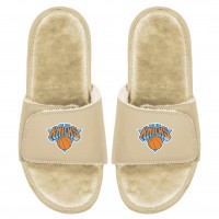 Шлепки New York Knicks ISlide Dune Faux Fur - Tan