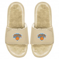 Шлепки New York Knicks ISlide Dune Faux Fur - Tan