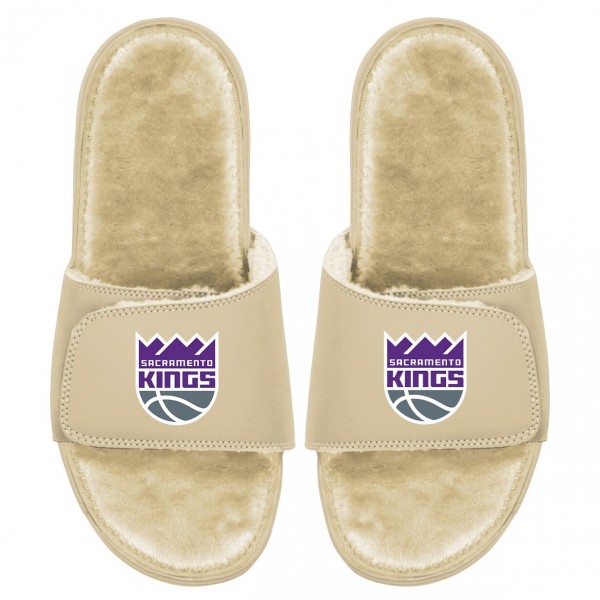 Шлепки Sacramento Kings ISlide Dune Faux Fur - Tan