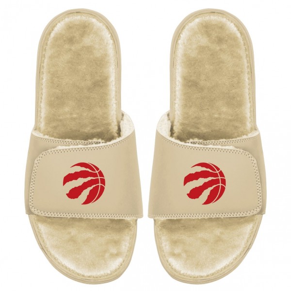 Шлепки Toronto Raptors ISlide Dune Faux Fur - Tan