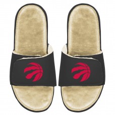 Шлепки Toronto Raptors ISlide Men's Faux Fur - Black/Tan