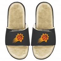 Детские шлепки Phoenix Suns ISlide Faux Fur - Black/Tan