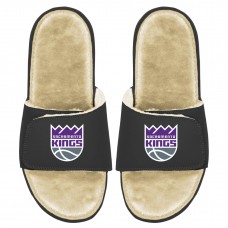 Шлепки Sacramento Kings ISlide Youth Faux Fur - Black/Tan
