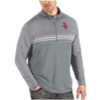 Толстовка на короткой молнии Houston Rockets Antigua Pace - Gray/Gray