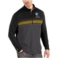 Толстовка на короткой молнии Memphis Grizzlies Antigua Pace - Black/Gold