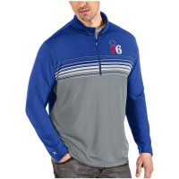 Кофта Philadelphia 76ers Antigua Pace - Royal/Gray