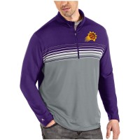 Толстовка на короткой молнии Phoenix Suns Antigua Pace - Purple/Gray