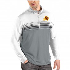 Толстовка на короткой молнии Phoenix Suns Antigua Pace - White/Gray