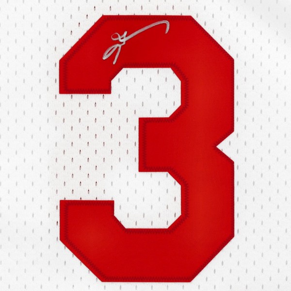 Autographed Philadelphia 76ers Allen Iverson Fanatics Authentic Mitchell & Ness Red and White 2003-04 Swingman Jersey
