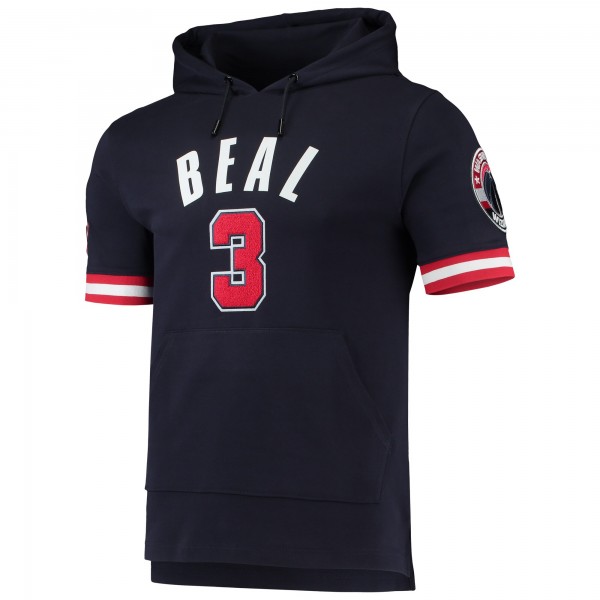 Толстовка с капюшоном Bradley Beal Washington Wizards Pro Standard Short Sleeve - Navy - фирменная одежда NBA