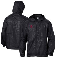 Ветровка на молнии Houston Rockets Columbia Camo Flash Forward - Black