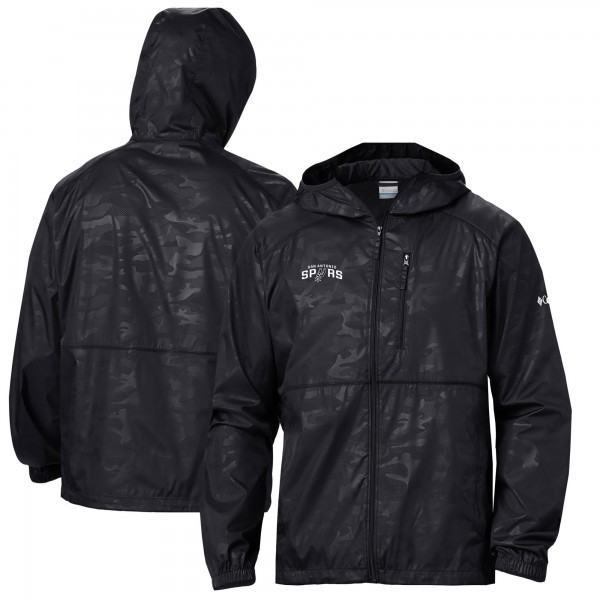 Ветровка на молнии San Antonio Spurs Columbia Camo Flash Forward - Black